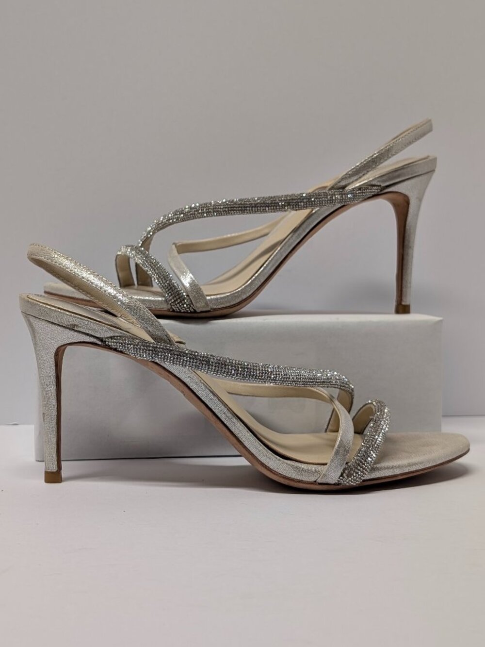 Antonio Melani Mesli Strappy Dress Sandal in Metallic Gold - Picture 4 of 15